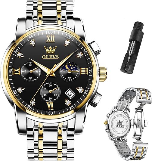 Olevs Luminous Chronograph Watches