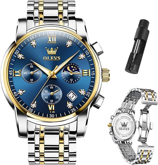 Olevs Luminous Chronograph Watches