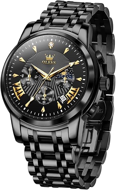 Olevs Luminous Chronograph Watches