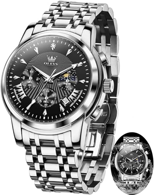 Olevs Luminous Chronograph Watches