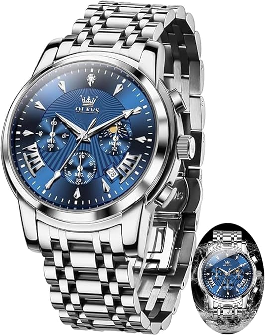 Olevs Luminous Chronograph Watches